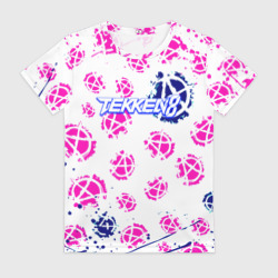 Женская футболка 3D Tekken logo anime