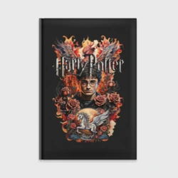 Ежедневник Гарри Поттер на фоне феникса и пегаса