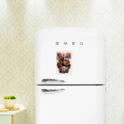 Магнитный плакат 2Х3 Гарри Поттер на фоне феникса и пегаса - фото 2