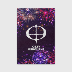 Обложка для паспорта матовая кожа Праздничный Ozzy Osbourne