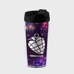 Термокружка-непроливайка Праздничный Green Day