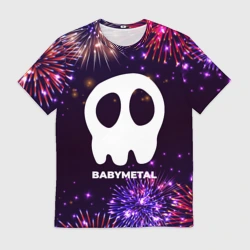 Мужская футболка 3D Праздничный Babymetal