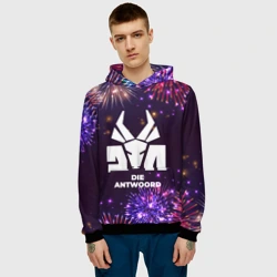 Мужская толстовка 3D Праздничный Die Antwoord - фото 2