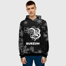 Мужская толстовка 3D Снежный Burzum - фото 2