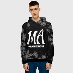 Мужская толстовка 3D Снежный Maneskin - фото 2