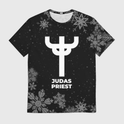 Мужская футболка 3D Снежный Judas Priest