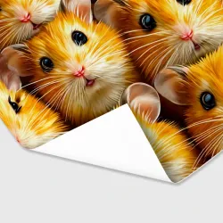 Бумага для упаковки 3D Хомячки - фото 2