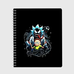 Тетрадь Morty and Rick - we are Venom