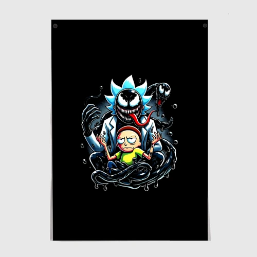 Постер Morty and Rick - we are Venom