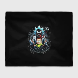 Плед 3D Morty and Rick - we are Venom