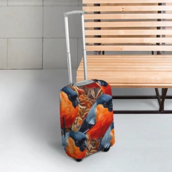 Чехол для чемодана 3D Снегири - фото 2