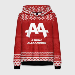 Мужская толстовка 3D Новогодний Asking Alexandria