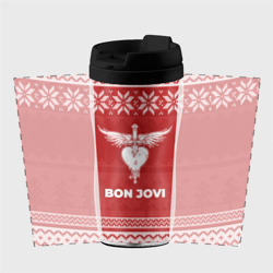 Термокружка-непроливайка Новогодний Bon Jovi - фото 2