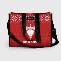 Сумка-шоппер 3D Новогодний Bon Jovi