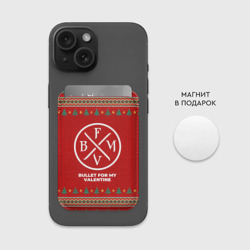 Картхолдер Magsafe магнитный Bullet For My Valentine new year - фото 2
