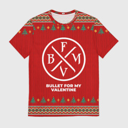 Мужская футболка 3D Bullet For My Valentine new year