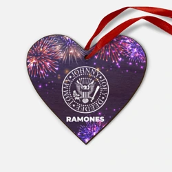 Деревянная игрушка Сердце Праздничный Ramones