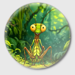 Значок Богомол в лесу