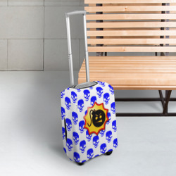 Чехол для чемодана 3D Serious Sam skull pattern - фото 2