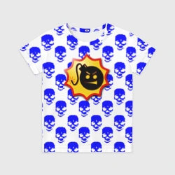 Детская футболка 3D Serious Sam skull pattern