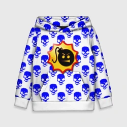 Детская толстовка 3D Serious Sam skull pattern