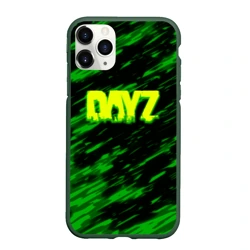 Чехол для iPhone 11 Pro Max матовый Dayz кислотное лого краски