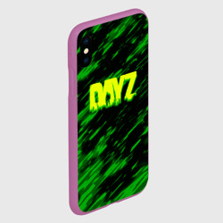 Чехол для iPhone XS Max матовый Dayz кислотное лого краски - фото 2