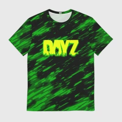 Мужская футболка 3D Dayz кислотное лого краски