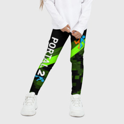 Детские леггинсы 3D Portal camo steel geometry - фото 2