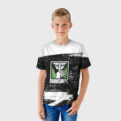 Детская футболка 3D Rainbow six краски штрихи - фото 2