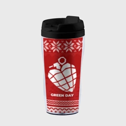 Термокружка-непроливайка Новогодний Green Day