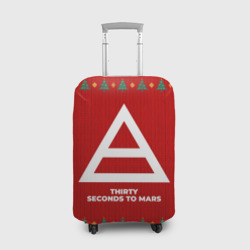 Чехол для чемодана 3D Thirty Seconds to Mars new year