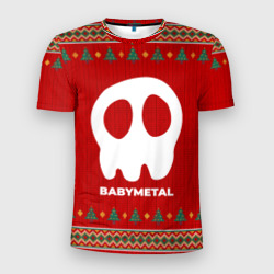 Мужская футболка 3D Slim Babymetal new year