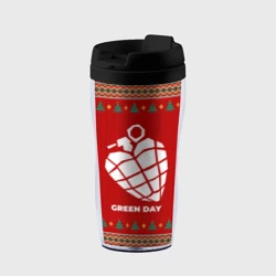 Термокружка-непроливайка Green Day new year