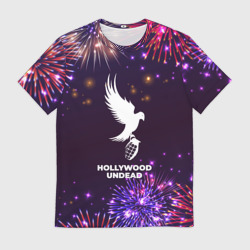 Мужская футболка 3D Праздничный Hollywood Undead