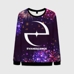 Мужской свитшот 3D Праздничный Evanescence