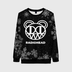 Женский свитшот 3D Снежный Radiohead