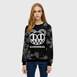 Женский свитшот 3D Снежный Radiohead - фото 2