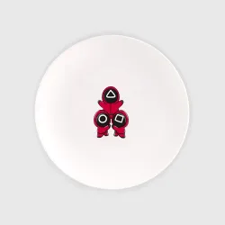 Тарелка Squid game little men