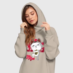 Платье-худи хлопок Турбо бабка Дандадан - фото 2