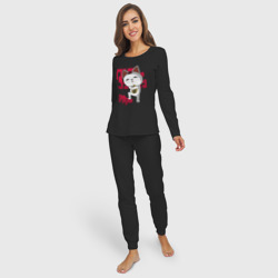 Женская пижама с лонгсливом хлопок Турбо бабка Дандадан - фото 2