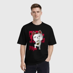 Мужская футболка хлопок Oversize Турбо бабка Дандадан - фото 2