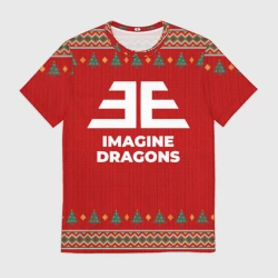 Мужская футболка 3D Imagine Dragons new year