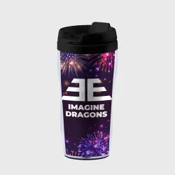Термокружка-непроливайка Праздничный Imagine Dragons