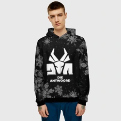 Мужская толстовка 3D Снежный Die Antwoord - фото 2