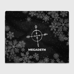 Плед 3D Снежный Megadeth