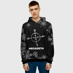 Мужская толстовка 3D Снежный Megadeth - фото 2