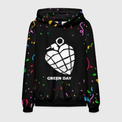 Мужская толстовка 3D Green Day конфети