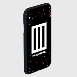 Чехол для iPhone XS Max матовый Paramore конфети - фото 2