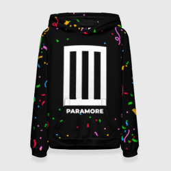Женская толстовка 3D Paramore конфети